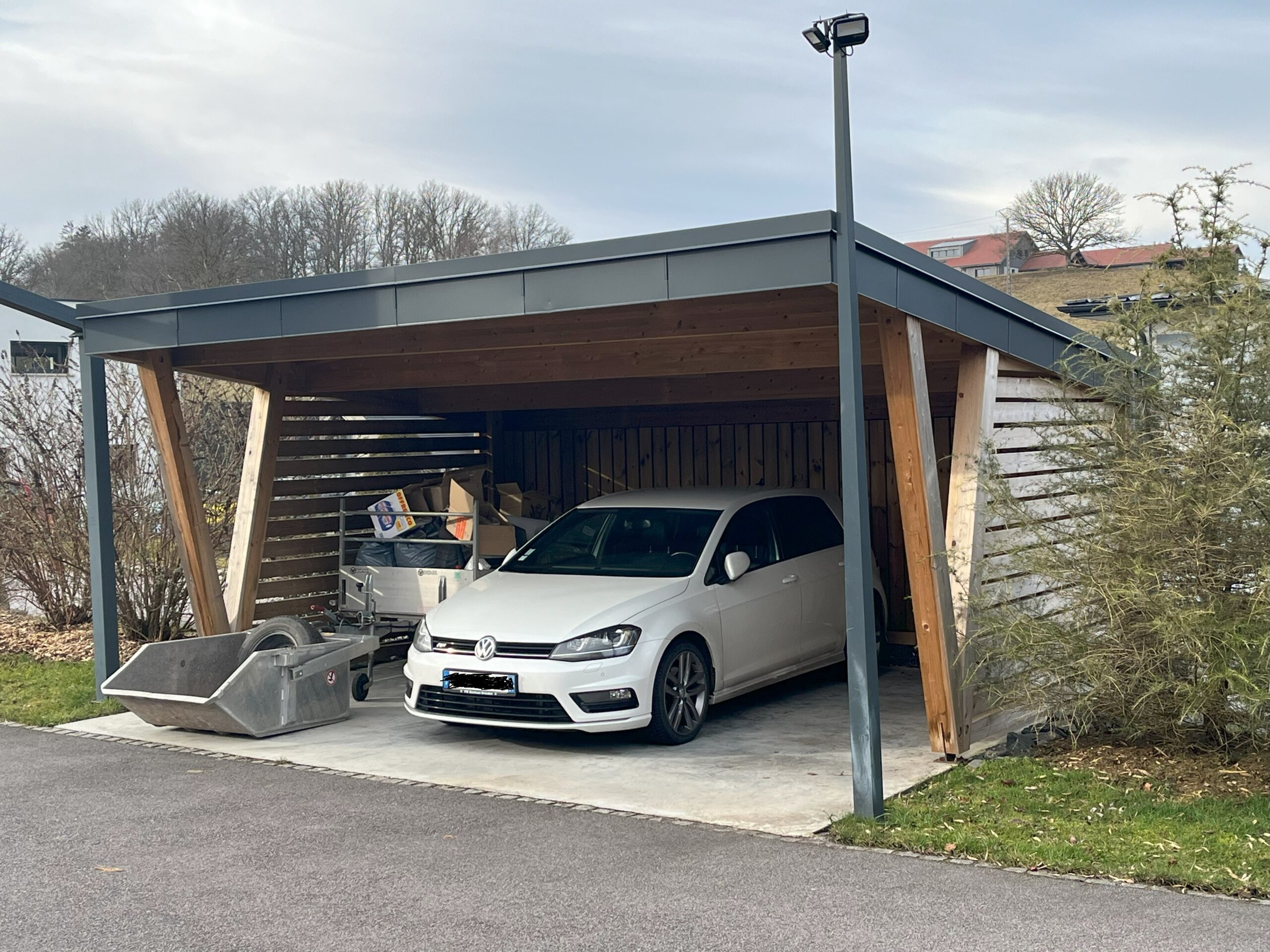 Appentis et carports